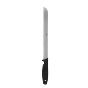 Godrej Cartini Stainless Steel Classic Bread Knife, Black