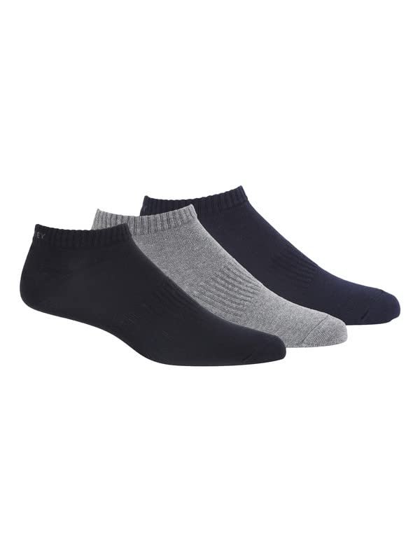 Jockey 7097 Men Compact Cotton Elastane Stretch Low Show Socks With StayFresh Treatment_(Pack of 3)
