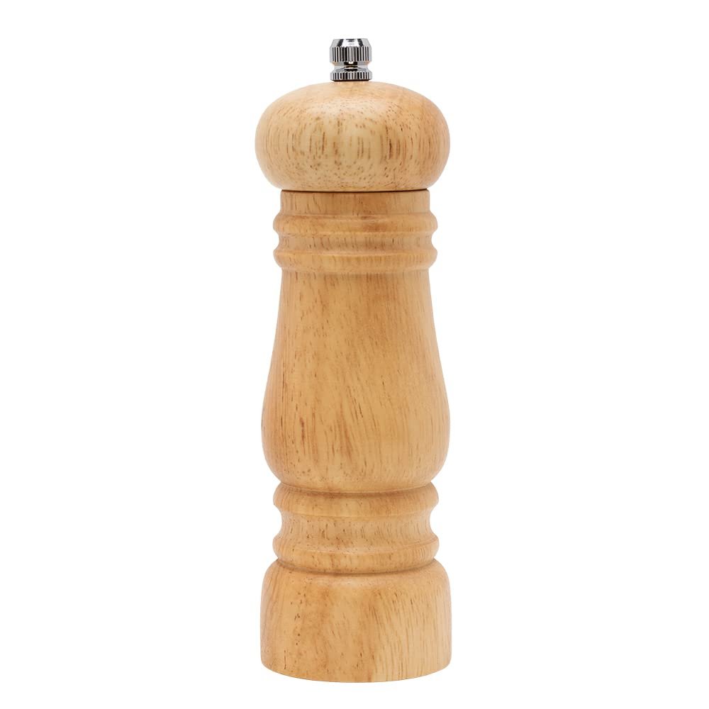 Mimo Style Manual Pepper and Salt Grinder, Ideal For Grinding Dry Grains and Condiments, Wood Material, Ceramic Grinder With Grinder Grinder With Grinding Grit Size, Easy Handling