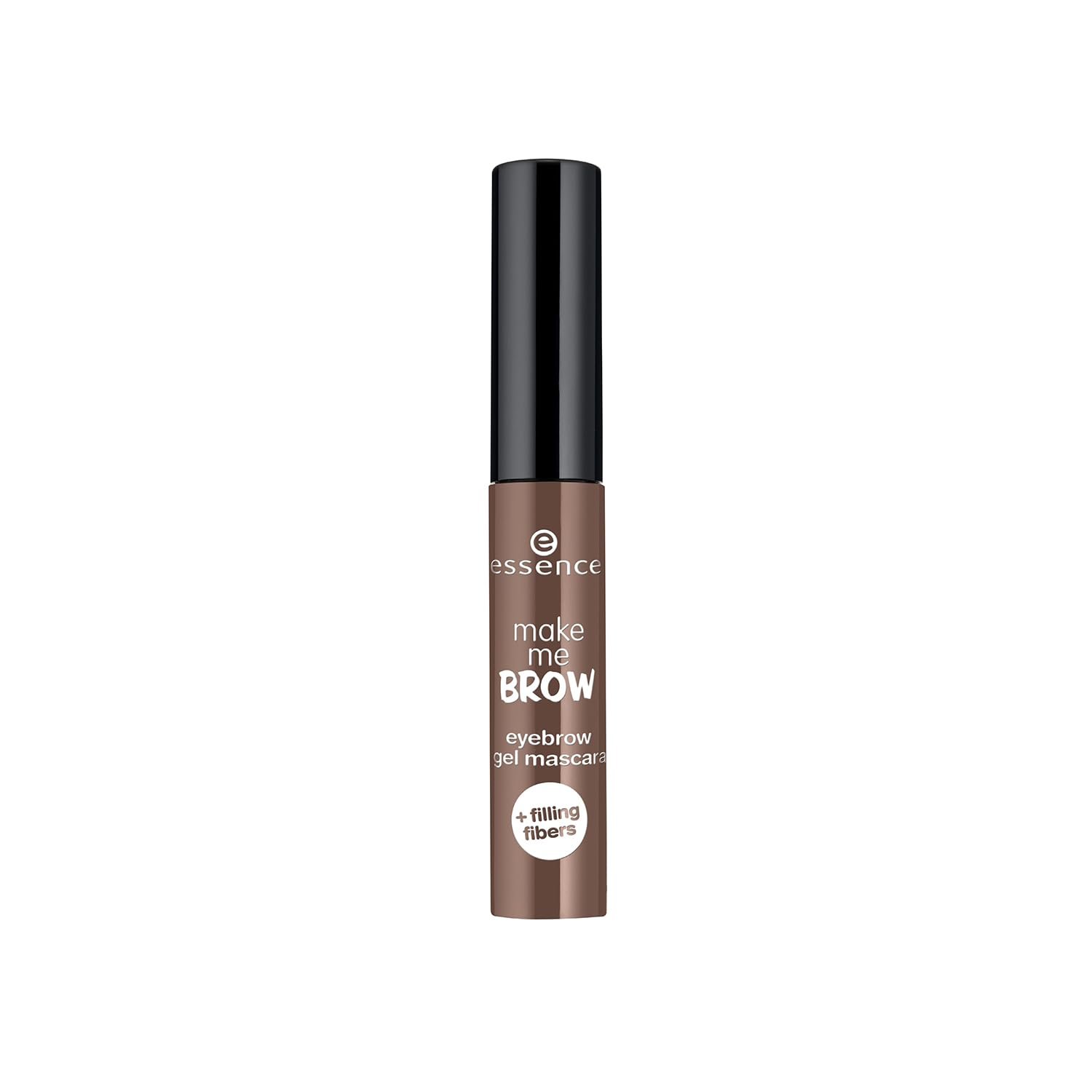 Essence make me BROW eyebrow gel mascara 02 browny brows, tinted brow gel, brown, fuller-looking brows, natural finish, tiny fibres, 3.8 ml