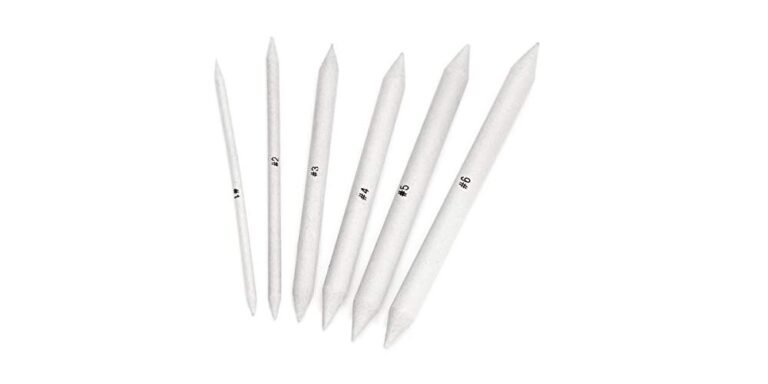 Isomars Paper Stumps Set of 6 | Blending & Shading Tools for Artists
