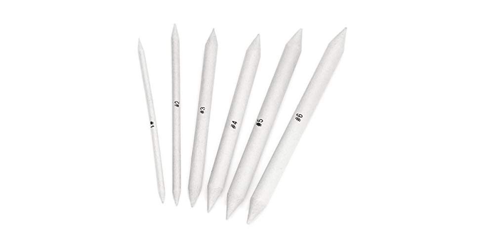 Isomars Paper Stumps Set of 6 | Blending & Shading Tools for Artists