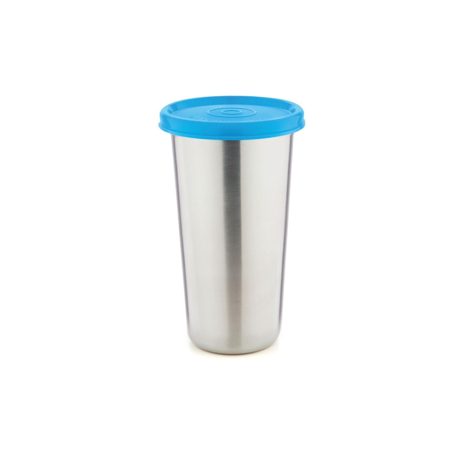 SignoraWare Stainless Steel Mini Tumbler | Airtight & Leakproof | Easy to Carry | Useful for Gym & Yoga Sessions | Great for Office, Picnics & Travel | Good for Chilled Beverages (300ml | Blue)