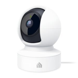 Kasa Smart 2K Security Camera for Baby monitor Pan Tilt, 4MP HD Indoor Camera with Motion Detection, Two-Way Audio, Night Vision, Cloud & SD Card Storage, Compatible with Alexa & Google Home (KC410S)
