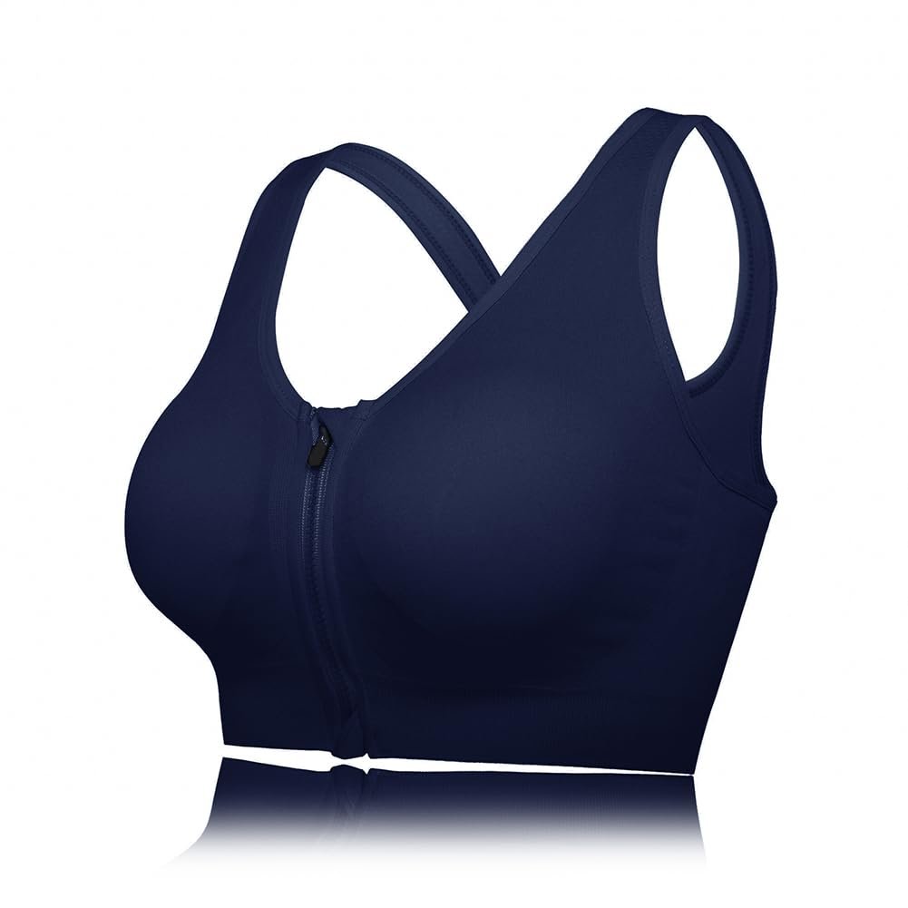 Women Adjustable Straps and Removable Pads Tank Top Seamless Racerback Sports Bra