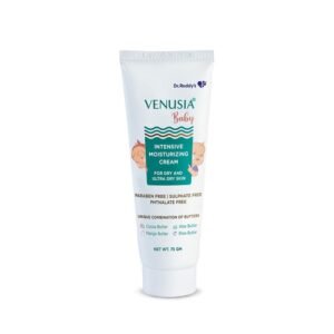 VENUSIA Dr. Reddy’s Baby Intensive Moisturizing Cream | Safe, Hydrating and Gentle | Goodness of Shea, Aloe, Cocoa and Mango Butters | Soothes Baby Skin | 75g