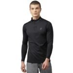 ATICX Polyester Full Sleeve Compression High Turtle Neck Sports Jersey T Shirt for Men – Quick Dry Fit Gym Workout Top for Running, Swimming, Training, Cycling, Football, Badminton