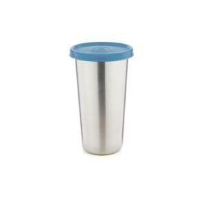 SignoraWare Stainless Steel Mini Tumbler | Airtight & Leakproof | Easy to Carry | Useful for Gym & Yoga Sessions | Great for Office, Picnics & Travel | Good for Chilled Beverages (300ml | EBlue)