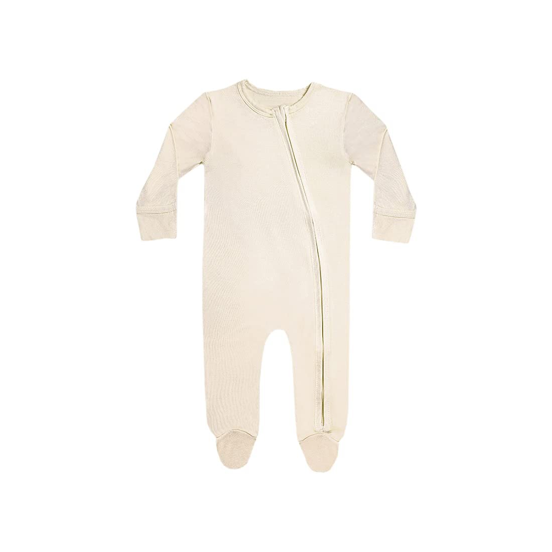 Softsens Baby Bamboo Zipper Footie | Ultra-Soft Bamboo Fabric | Breathable & Thermoregulating | Baby Sleepsuit, Romper, & Kidsuit (0-24 Months)