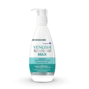 Dr. Reddy’s Venusia Max Intensive Moisturizing Lotion for Normal to Dry skin |Body lotion I Advanced formula with 4D Hyaluronic Acid , Cocoa Butter, Shea Butter, Aloe Butter, Mango Butter I Multi Layer & Deepest Hydration I Treats dry, dull, dehydrated skin I Non-comedogenic lotion for face & body I Dermatologist Recommended |300 g