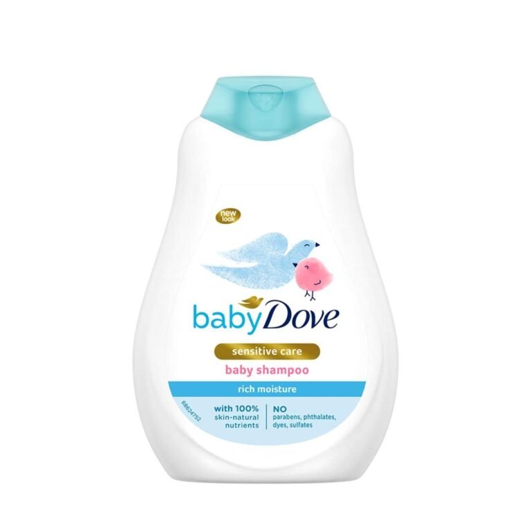 Baby Dove Shampoo 400 ml, Mild No Tears Rich Moisture Baby Shampoo for kids, Gentle Care for Baby’s Soft Hair – No Sulphates No Paraben shampoo