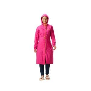 ZEEL Ladies High Neck Raincoat | Waterproof Long Raincoat with Belt, Zeel Diva_ZKL01_Parent