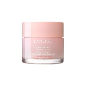 LANEIGE Bouncy&Firm Face Sleeping Mask with Collagen | Barrier Boosting Hydration with Peony & Collagen Complex | Gel Texture Collagen Cream | Night Cream for Glowing Skin