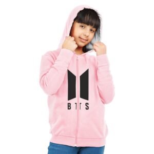 ARIEL Girls Cotton Hooded Sweatshirt(Pack of 1)