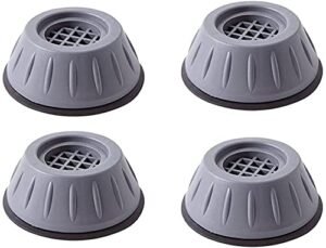 Roktry Anti Vibration Pads for Washing Machine & Dryer – Noise Cancelling Washing Machine Rubber Pads, Shock Absorbing Stabilizer Base, Height Increasing Appliance Pads