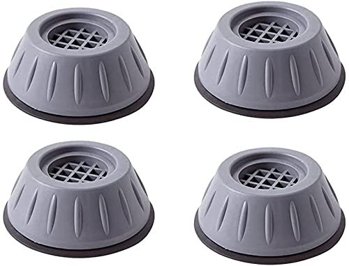 Roktry Anti Vibration Pads for Washing Machine & Dryer – Noise Cancelling Washing Machine Rubber Pads, Shock Absorbing Stabilizer Base, Height Increasing Appliance Pads