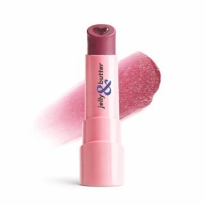 Blue Heaven Jelly & Butter SPF 50 Lip Balm infused with Jojoba Oil, Shea Butter + Vitamin E, smoothens Dry & Chapped Lips, Fades Pigmentation, Soften & Smoothes Plums Lips, Dusty Rose, 3g