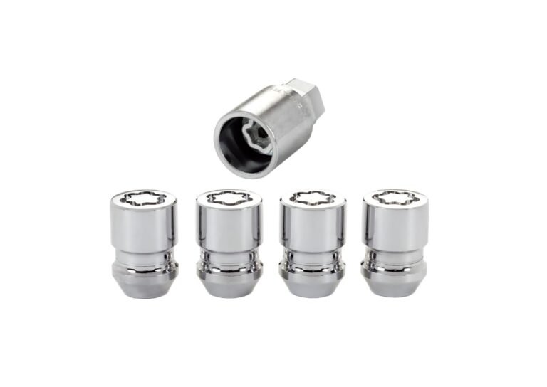 McGard 24154 Chrome Cone Seat Wheel Locks (M12 x 1.25 Thread Size) – Set of 4