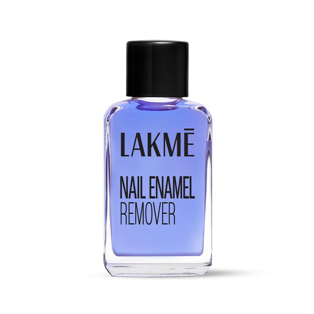 Lakme Liquid Nail Polish Remover With Vitamin E, Strengthens Nails & Removes Nail Paint Easily, 27ml (OG Collection)