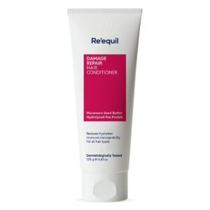 Re’equil Damage Repair Conditioner with Murumuru & Pea Protein | Silicone Free Conditioner | Repairs, Nourishes, and Detangles Hair | Great for Curly, Damaged Hair | 125 g