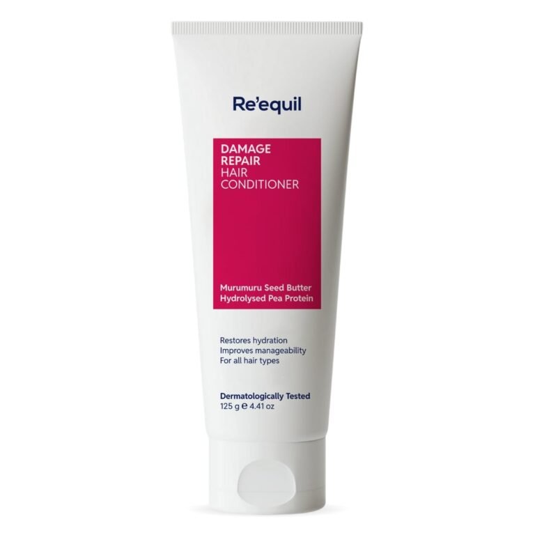 Re’equil Damage Repair Conditioner with Murumuru & Pea Protein | Silicone Free Conditioner | Repairs, Nourishes, and Detangles Hair | Great for Curly, Damaged Hair | 125 g