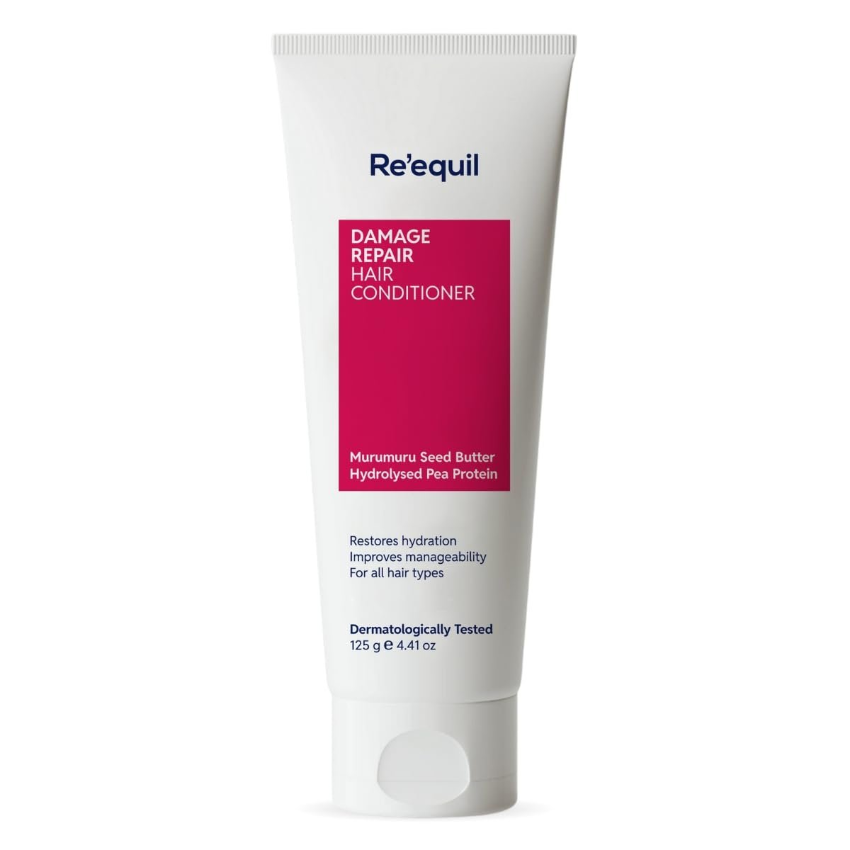 Re’equil Damage Repair Conditioner with Murumuru & Pea Protein | Silicone Free Conditioner | Repairs, Nourishes, and Detangles Hair | Great for Curly, Damaged Hair | 125 g
