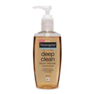 Neutrogena Deep Clean Gentle Facial Cleanser | Glycerin & Salicylic Acid | Alcohol-Free | Dermatologist Tested | Normal to Oily Skin |Cleanses Pores Effectively & Deeply | For Men and Women | 200 ml