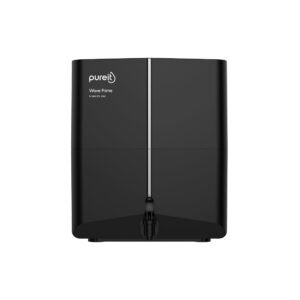 Pureit Wave Prime Water Purifier for Home (Black) with RO+MF Filtration | Water Purifier Filter For Home | Up to 45% Savings | Suitable for Borewell/Tanker/Municipal Supply | 7L Storage