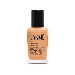 Lakme FOREVER MATTE FOUNDATION for Superior Coverage, with Vitamin E, sunscreen, lightweight & water resistant facemakeup Marble, 27ml (OG Collection)