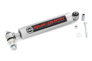 Rough Country 8731730 N3 Steering Stabilizer for Jeep TJ, XK, MJ, ZJ, WJ, and GM 2500, 3500 HD