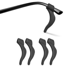 Storescent Eyeglasses Ear Grip- Soft Comfortable Anti-slip Holder – Silicone Ear Hook, Eyeglass Temple Tips Sleeve Retainer for Sunglasses