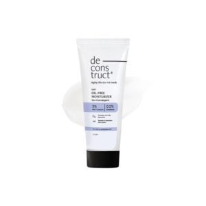 Deconstruct Oil-Free Moisturizer | Non Sticky, Lightweight, Non-Comedogenic & Fast-Absorbing | Tested for 72H Hydration | For Oily, Acne-Prone & Sensitive Skin (50gm (Pack of 1))