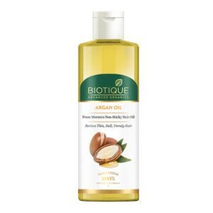 Biotique Argan Oil Hair Mask from Morocco | Enriched with Moroccan Argan Oil | Ideal for Frizz-Free, Stronger & Healthier Hair | Improves Hair Smoothness, Strength & Natural Shine | 175g