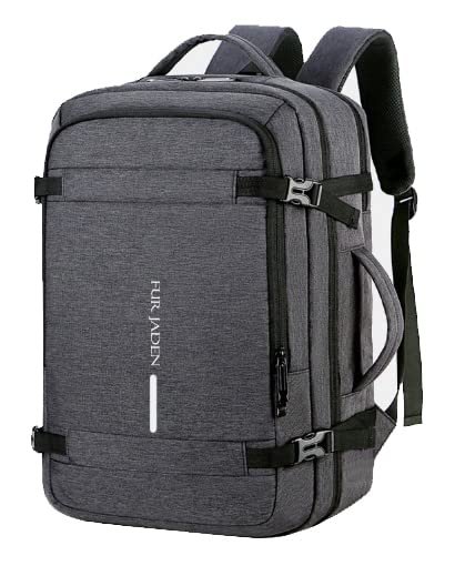 FUR JADEN 40L Weekender Travel Laptop Backpack with Anti Theft Pocket, Organizer, 15.6 Inch Padded Laptop Sleeve and Dual Handles