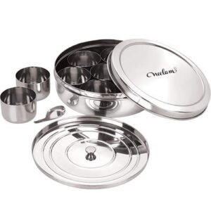 Neelam Stainless Steel Spice Box Set of 10 Pieces – 1225 ml