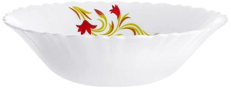 Larah by BOROSIL Opalware Multipurpose Bowl Set – 500 ml, 2 Pieces, White