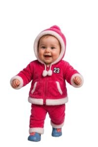 Baby Boys & Girls Hooded Sweater | Stylish Zipper Design | Soft Acrylic Wool Winter Wear