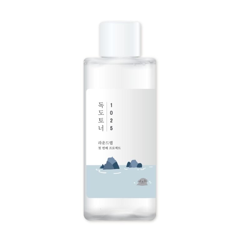 Round Lab 1025 DOKDO TONER (100ml) | Gentle Exfoliating Facial Toner | Deep Sea Water for Moisturizing | Deep Hydration | Korean Skin Care