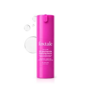 Foxtale 12% Niacinamide Face Serum with Azelaic Acid for Oil Control, Fade Marks, Acne & Dark Spots | Brightens & Clear Complexion, for Oily, Blemish-Prone, & Combination Skin | Women & Men | 30 ml