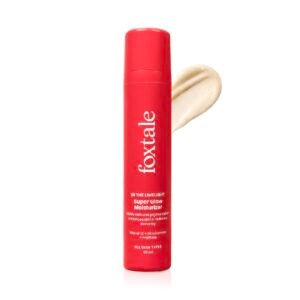 Foxtale Vitamin C Super Glow Moisturizer with Niacinamide & Peptides, Visibly Reduces Pigmentation, Enhances Skins Brightness Instantly, For All Skin Types, Women & Men – 50ml, Cream