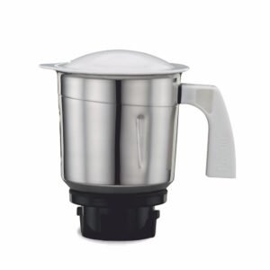Preethi MGA-515 1 Litre Super Extractor Jar (White) | Stainless Steel | Smooth & Efficient Grinding | Includes Whipper Blade | 1 Year Warranty