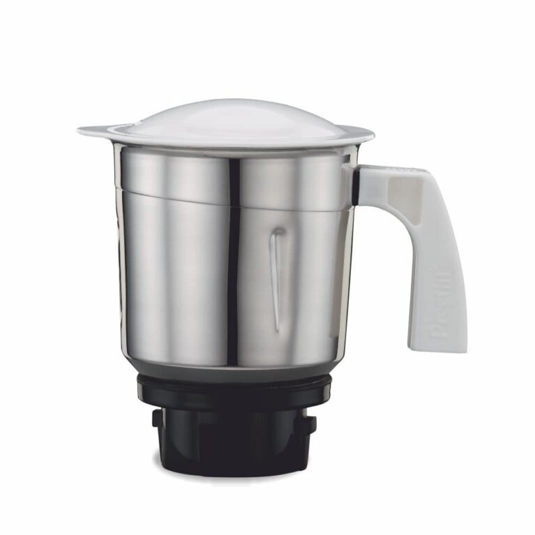 Preethi MGA-515 1 Litre Super Extractor Jar (White) | Stainless Steel | Smooth & Efficient Grinding | Includes Whipper Blade | 1 Year Warranty