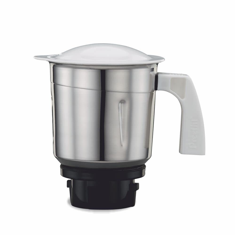 Preethi MGA-515 1 Litre Super Extractor Jar (White) | Stainless Steel | Smooth & Efficient Grinding | Includes Whipper Blade | 1 Year Warranty