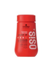OSiS+ Schwarzkopf Professional OSiS+ Dust It Mattifying Powder | Volumizing & Texturizing Hair Powder forUnisex | Long-Lasting Hold with Natural Matte Finish | Professional Hair Styling – 10 Gram