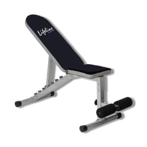 Lifeline LB 311 Gym Bench Press for Home 8-Level Flat Incline Decline Bench