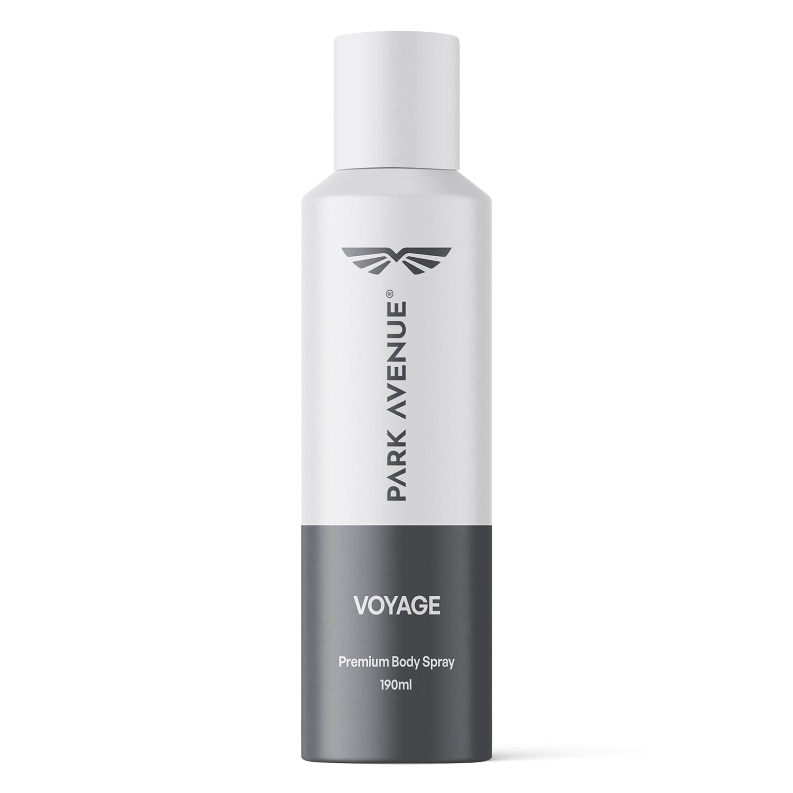 Park Avenue Voyage Premium Body Spray for Men | 190 ml | Fresh Citrus, Spicy & Woody Fragrance with Patchouli & Tonka Bean | Long-Lasting Body Deodorant