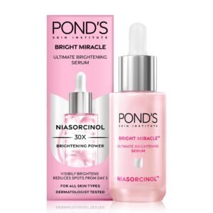 Pond’s Bright Beauty Spot-less Glow Serum|| Infused with Hyaluronic Acid|| Vitamin B3|| Gluta-Boost-C|| 30ml