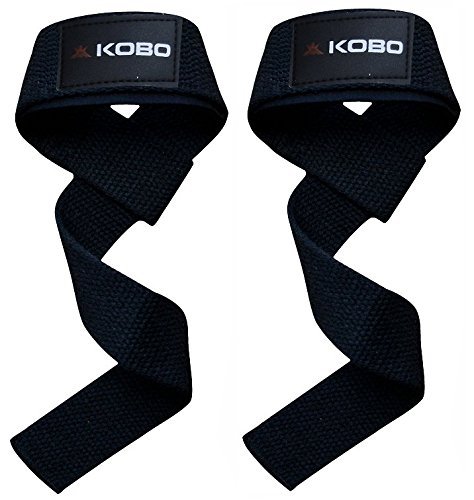 Kobo Weight Lifting Straps Power Gym Support