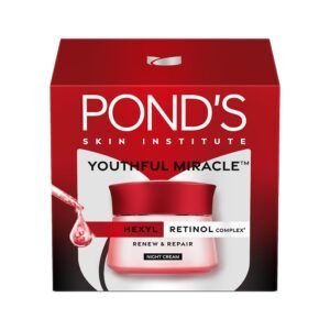 POND’S Youthful Miracle Hexyl Retinol Complex, Renew & Repair Night Cream 50g