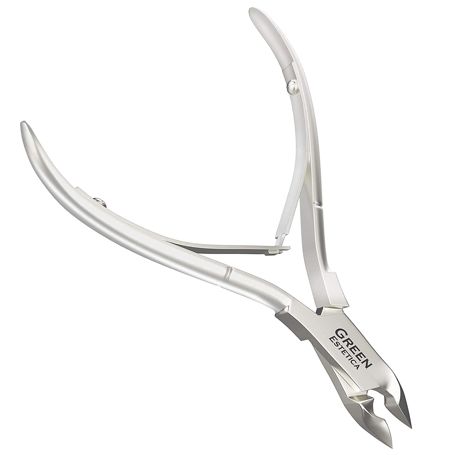 Premium Cuticle Trimmer Stainless Steel Nipper ‚ Sharp Blades with Double Spring ‚ Manicure Pedicure Tool for Home and Salon